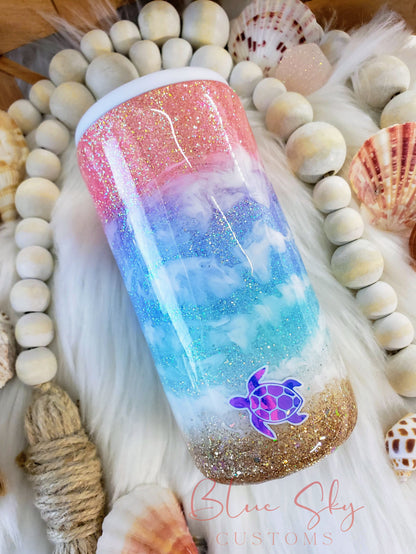 Sunset Sky Beach Tumbler