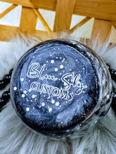 Load image into Gallery viewer, Silver &amp; Black Marble Swirl
