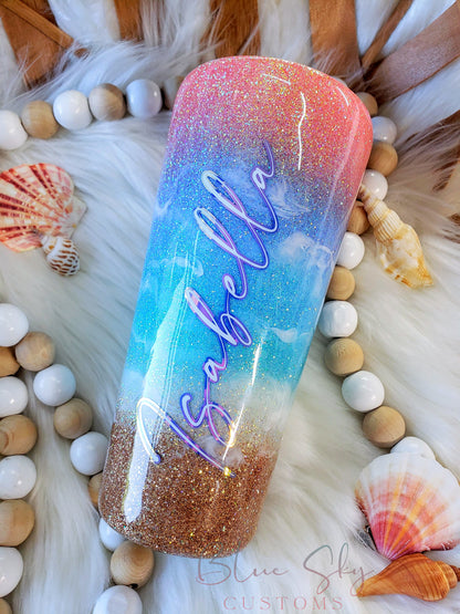 Sunset Sky Beach Tumbler