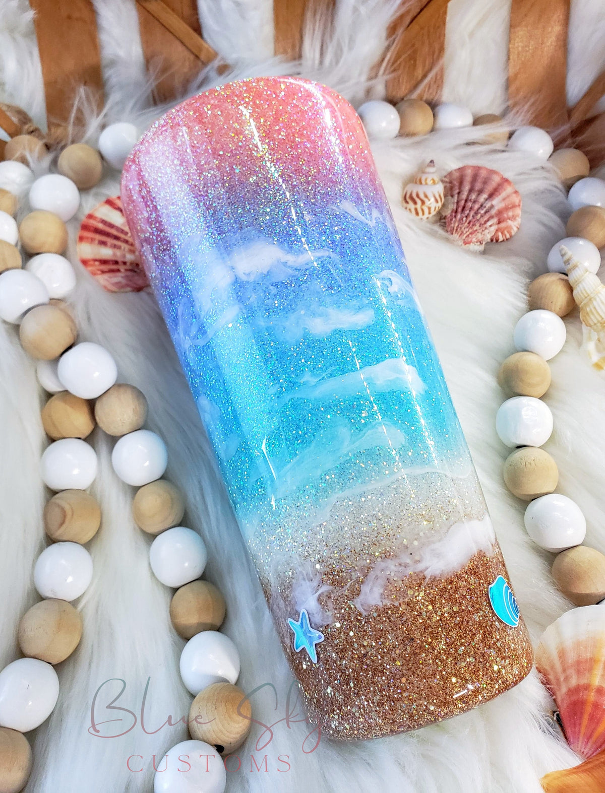 Sunset Sky Beach Tumbler