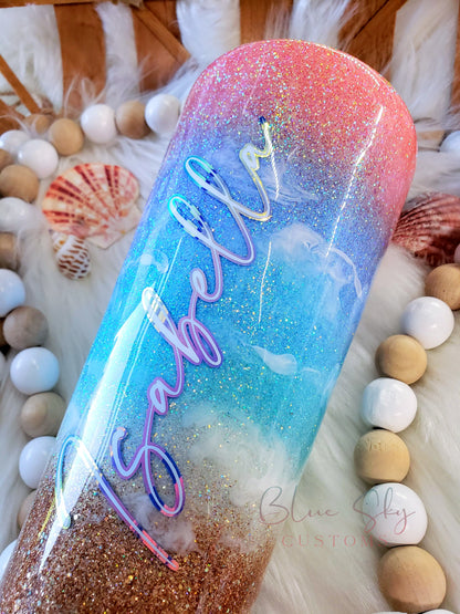 Sunset Sky Beach Tumbler