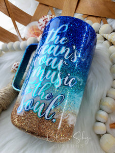 Starry Night Sky Beach Tumbler