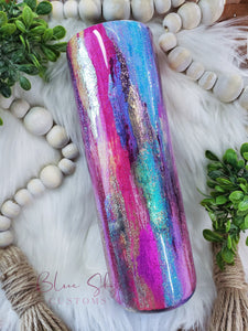 "The Elysian" Abstract Mixed Media Tumbler