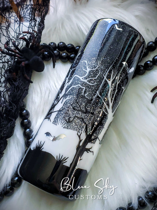 Spooky Halloween Night Tumbler