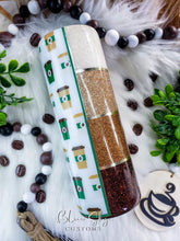 Load image into Gallery viewer, Meet Me For Coffee Glitter Tumbler
