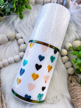 Load image into Gallery viewer, Not A Hugger Glitter Tumbler - 20oz Skinny
