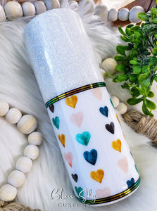Not A Hugger Glitter Tumbler - 20oz Skinny
