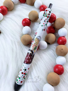 I Put Out {Cookies} For Santa Glitter Pen