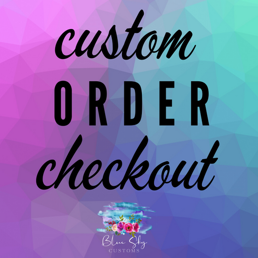Custom Order Checkout